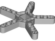 LEGO part Technic, Liftarm, Modified Rotor 5 Blade with Square Hole 80273