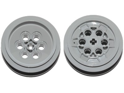 LEGO part Wheel 43.2mm D. x 18mm - Flush Axle Stem (86652)