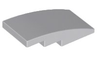 LEGO part Slope, Curved 4 x 2 93606