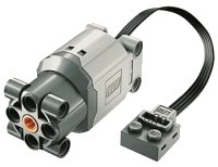 LEGO onderdeel Electric, Motor 9V Power Functions L with Dark Bluish Gray Bottom 99499c01