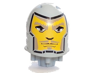 LEGO onderdeel Large Figure Head with Danju Pattern (bb0153pb01)
