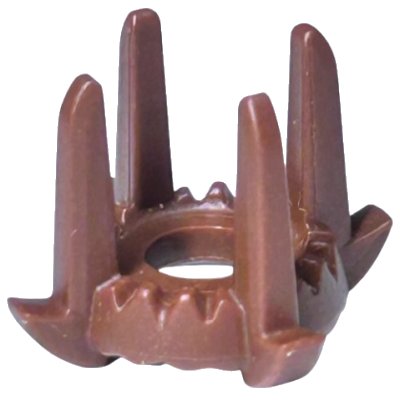 LEGO part Minifigure, Headgear Crown with 4 Tall Spikes (18165)