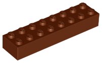 LEGO part Brick 2 x 8 (3007)
