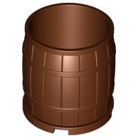 LEGO part Container, Barrel 4 x 4 x 3.5 30139