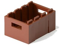 LEGO part Behälter, Kiste 3 x 4 x 1 2/3 mit Griffen 30150