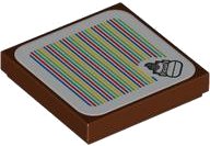 LEGO part Tile 2 x 2 with Super Mario Scanner Code Donkey Kong Pattern (Sticker) - Set 71424 3068pb2291