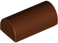 LEGO part Slope, Curved 1 x 2 x 2/3 Double (3563)