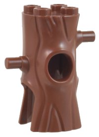 LEGO part Minifigure, Headgear Head Cover, Costume Tree Trunk 35827
