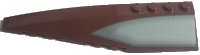 LEGO onderdeel Wedge 12 x 3 Left with Gray Window Pattern (Sticker) - Set 7752 42061pb25