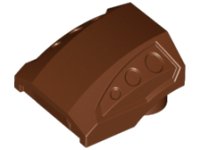 LEGO part Slope, Curved 2 x 2 with Debossed Side Ports 44675
