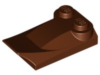 LEGO onderdeel Slope, Curved 3 x 2 x 2/3 with 2 Studs, Wing End 47456