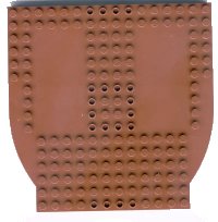 LEGO onderdeel Boat, Deck Brick 16 x 16 x 1 Stern 48000