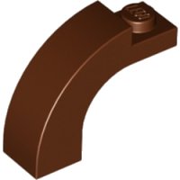 LEGO part Arch 1 x 3 x 2 Curved Top 6005