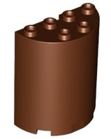 LEGO part Cylinder Half 2 x 4 x 4 6259