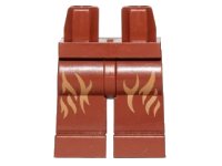 LEGO part Hips and Legs with Dark Tan Fur Pattern (SW Wookiee) 970c00pb0381