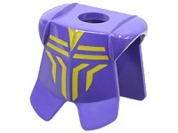 LEGO part Minifigure Armor Breastplate with Leg Protection, Danju Geometric Pattern 2587pb01