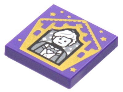 LEGO part Carreau 2 x 2 with HP Chocolate Frog Card Newt Scamander Pattern (3068pb1751)