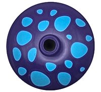 LEGO onderdeel Dish 3 x 3 Inverted (Radar) with Medium Azure Mushroom Spots Pattern 43898pb013