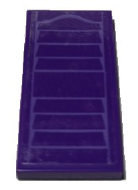 LEGO part Tile 2 x 4 with Medium Lavender Window Shutter Pattern (Sticker) - Set 41369 87079pb0916