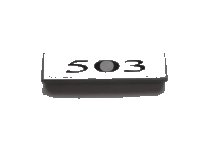 LEGO onderdeel Tile 1 x 4 with '503' Pattern (Sticker) - Set 10022/10025 2431pb0066