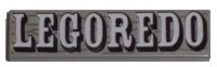 LEGO onderdeel Tile 1 x 4 with Black and White 'LEGOREDO' on Wood Grain Pattern 2431px11