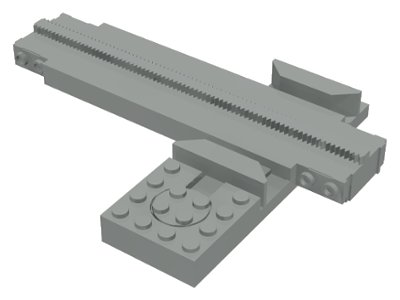 LEGO onderdeel Monorail Track Monoswitch (2772c02 / 2774) (2772c01)