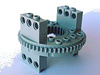 LEGO onderdeel Technic Turntable 56 Tooth Extended Arms (2856 / 2855) 2856c01