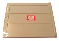 LEGO part Door Sliding - Type 2 with Mail Envelope Pattern Model Right Side Inner (Sticker) - Set 4564 2874pb03a