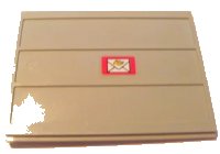 LEGO part Door Sliding - Type 2 with Mail Envelope Pattern Model Right Side Outer (Sticker) - Set 4564 2874pb03b