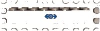 LEGO part Brick 1 x 8 with Train Logo Blue Pattern (Sticker) - Sets 4558 / 10001 3008pb100