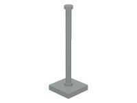 LEGO part Support 2 x 2 x 5 Bar on Tile Base with Solid Stud and Stop Ring 30256