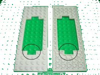 LEGO part Plate, Modified 6 x 16 with Motor Cutout Narrow 3058a