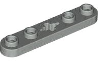 LEGO part Technic, Placa 1 x 5 con Smooth Ends, 4 Studs y Center Axle Hole 32124