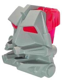 LEGO part Bionicle Head Connector Block 3 x 4 x 1 2/3 with Trans-Dark Pink Eye / Brain Stalk (32553 / 32554) 32553c07