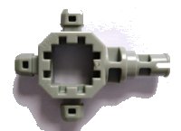 LEGO part Znap Connector 3 x 3 - 3 way with Pin 33298