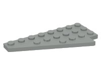 LEGO onderdeel Wedge, Plate 8 x 4 Wing Left without Underside Stud Notch 3933a