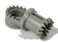 LEGO part Technic, Axle and Pin Connector Toggle Joint Toothed 4273