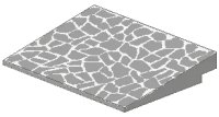 LEGO onderdeel Slope 10 6 x 8 with Slate Roof Pattern 4515p03