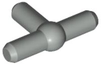 LEGO part Pneumatic T Piece Second Version (T Bar with Ball in Center) 4697b