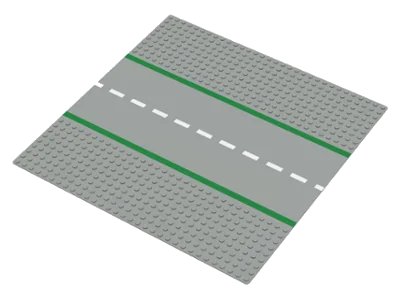 LEGO onderdeel Baseplate, Road 32 x 32 9-Stud Straight with Road Pattern (606p01)