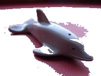 LEGO part Dolphin with Normal Connection (Undetermined Type) 6228u