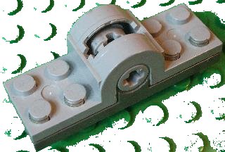 LEGO part Electric Pole Reverser / Polarity Switch with Center Part (6551c01)
