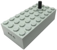 LEGO part Electric, Train 12V Remote Control Switch Motor 4 x 8 x 1 2/3 with Shallow Middle Hole 70026a