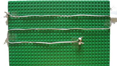 LEGO part Electric, Wire 12V / 4.5V with 2 Leads, 96 Studs Long with 4 Light Gray Electric, Connector, 1-Way Male Squared (x466c96 / 765c01) (765c96)