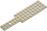LEGO part Vehicle, Base 4 x 16 for Steering Gear 805