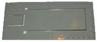 LEGO part Garage Floor Plate 8 x 18 with Octagon Holes for Automatic Doors 820a