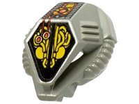 LEGO part Minifigure, Headgear Helmet UFO with Mechanical Pattern x182px1