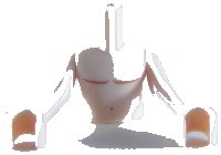 LEGO part Torso Mini Doll Boy Shirtless Pattern, Light Nougat Arms with Hands FTBpb033c01