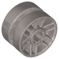 LEGO part Ruota 14mm D. x 9.9mm con Scanalatura Centrale, Bulloni Finti e 6 Raggi Doppi 11208