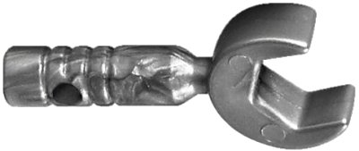 LEGO part Minifigur, Utensil Werkzeug Offener Schraubenschlüssel - 3-Rippen-Griff (11402g)